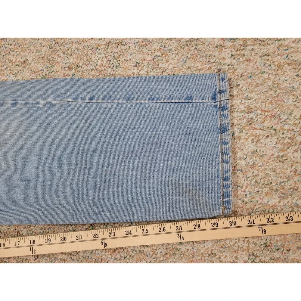 Levis 505 Jeans Mens 38x30 Light Wash Regular Fit‎ Straight Leg Cotton Pants Y2K